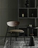 Accent Chair with Metal Legs.